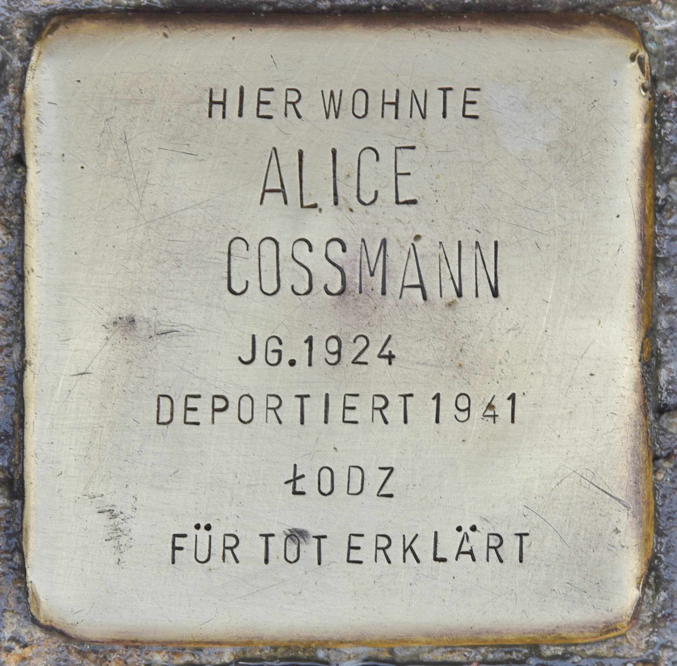 Alice Cossmann