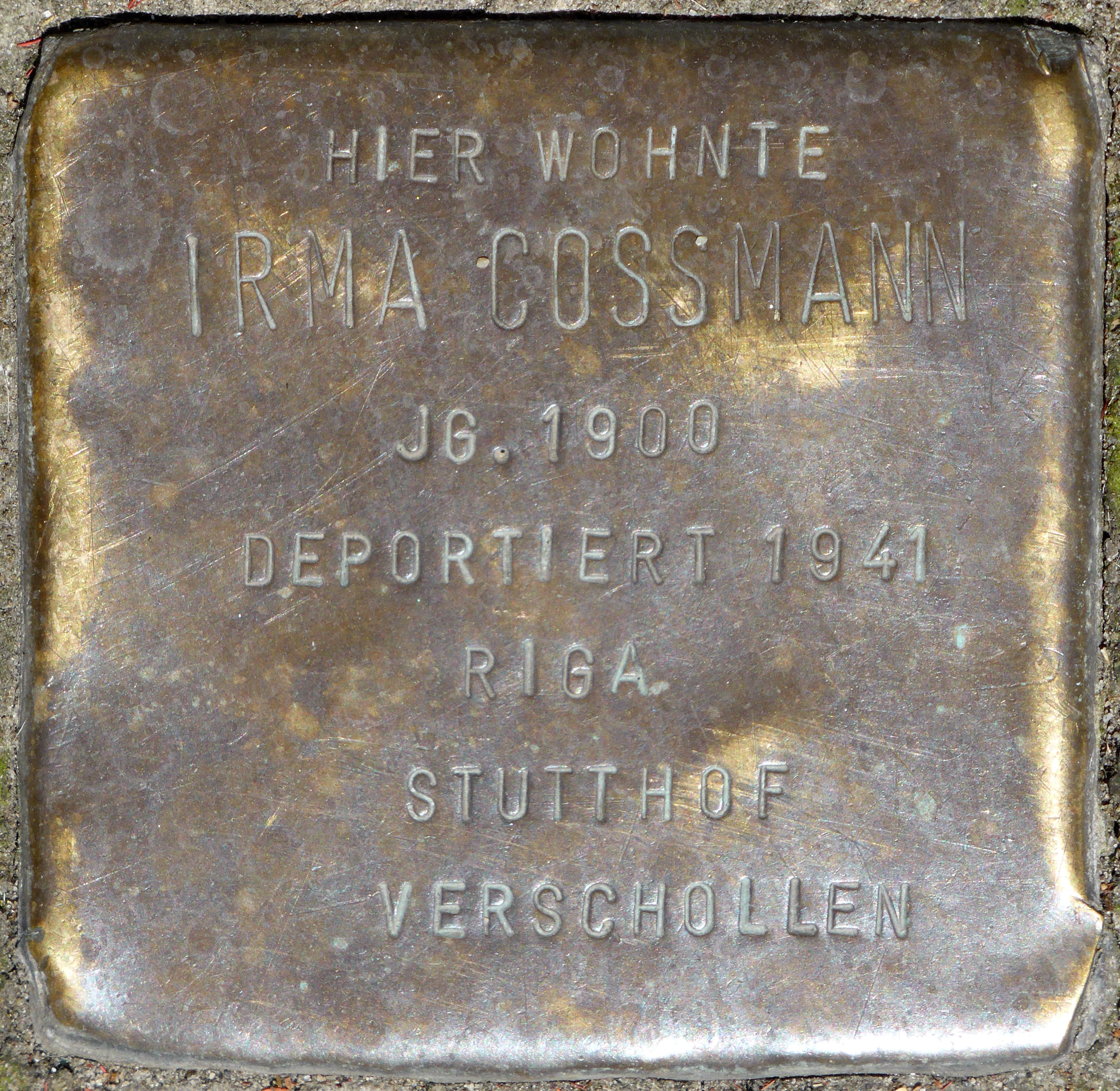 Irma Cossmann