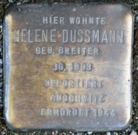 Helene Dussmann geb. Breiter