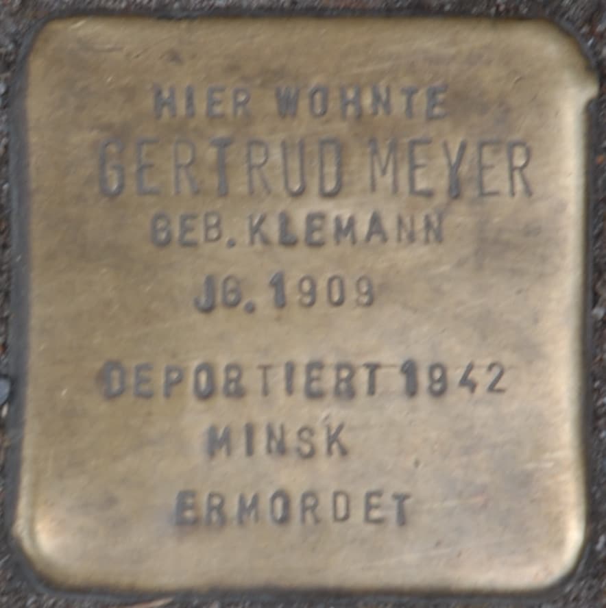 Gertrud Mayer geb. Klemann