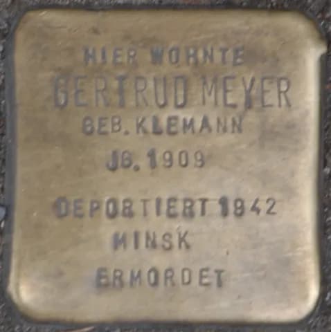 Gertrud Mayer geb. Klemann