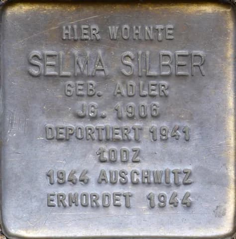 Selma Silber geb. Adler