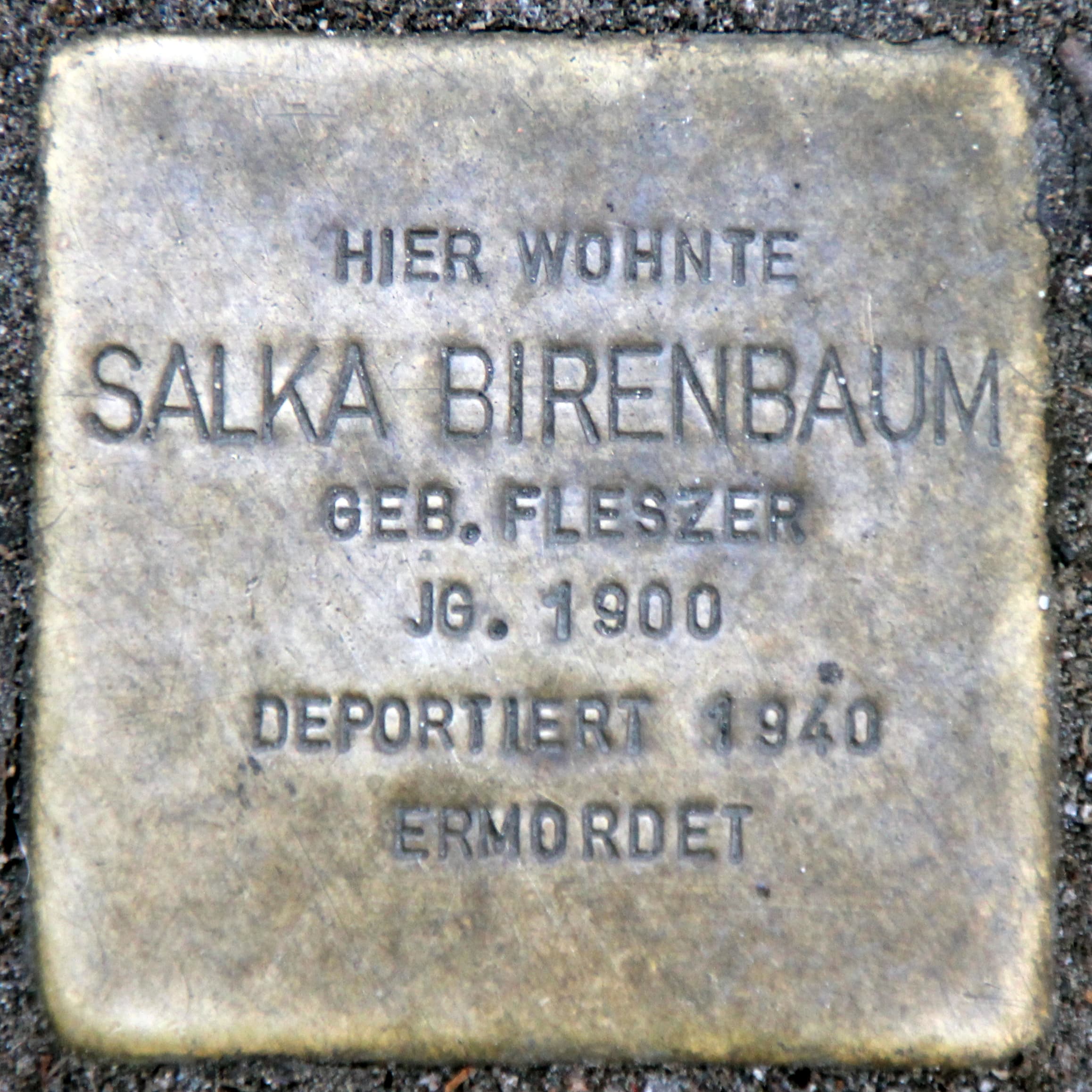 Salka Birenbaum geb. Fleszer