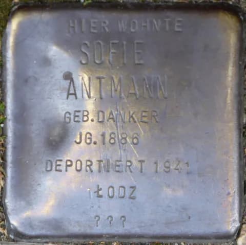 Sofie Antmann geb. Danker