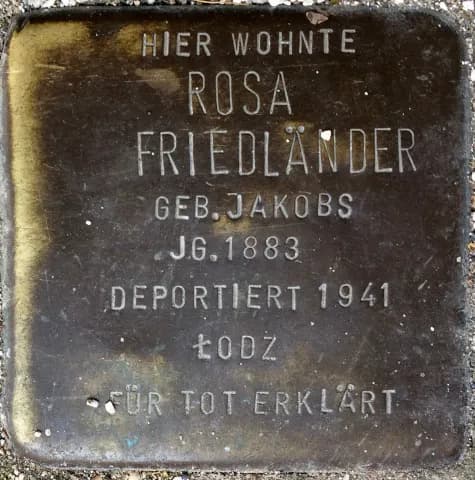 Rosa Friedländer geb. Jakobs