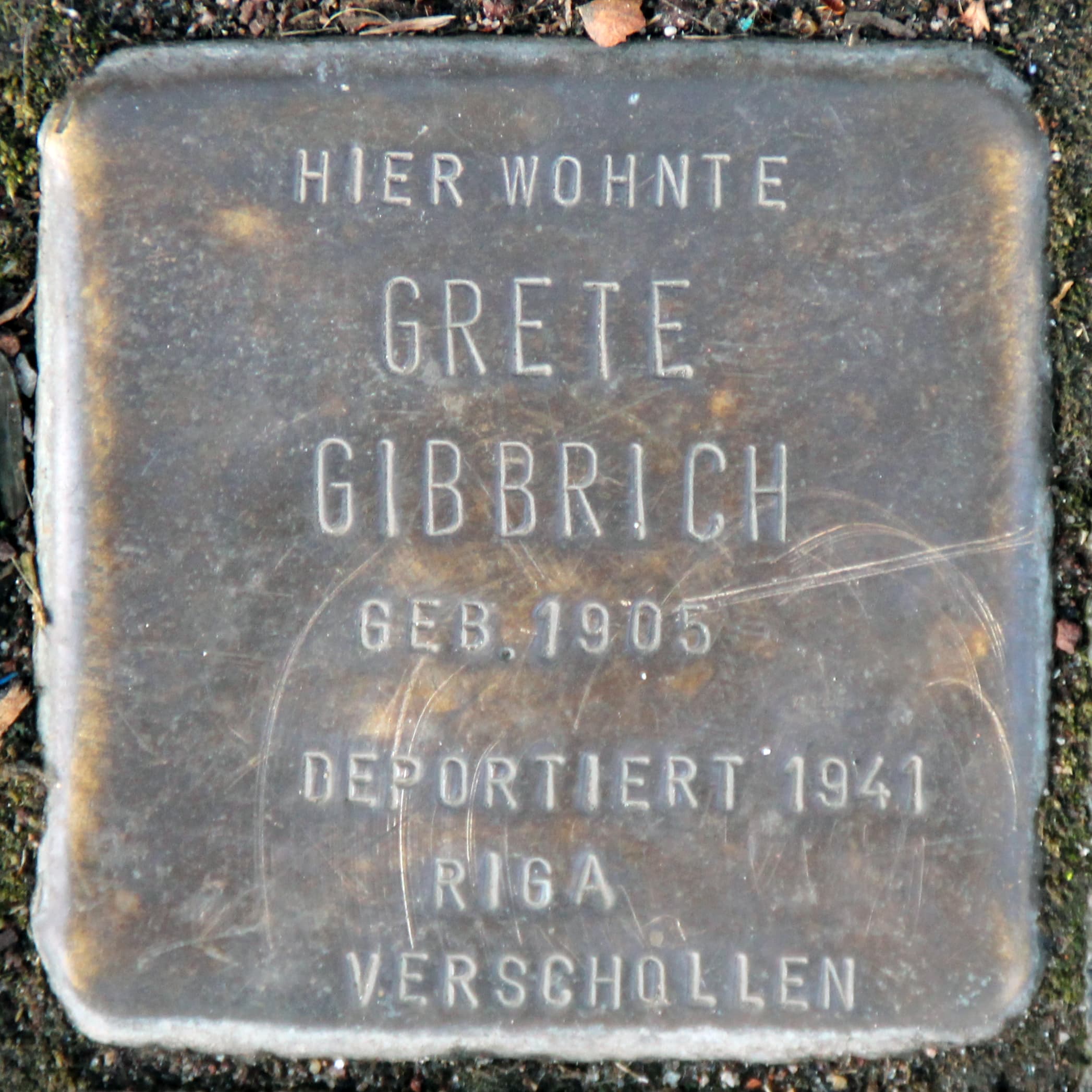 Grete Gibbrich geb. Meyer