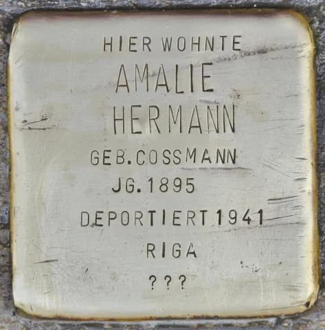 Amalie Hermann geb. Cossmann