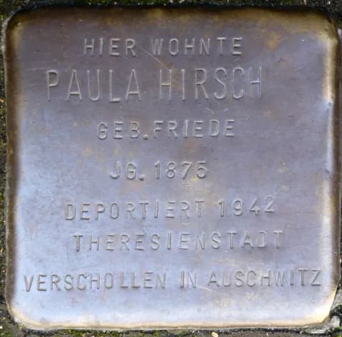 Paula Hirsch geb. Friede
