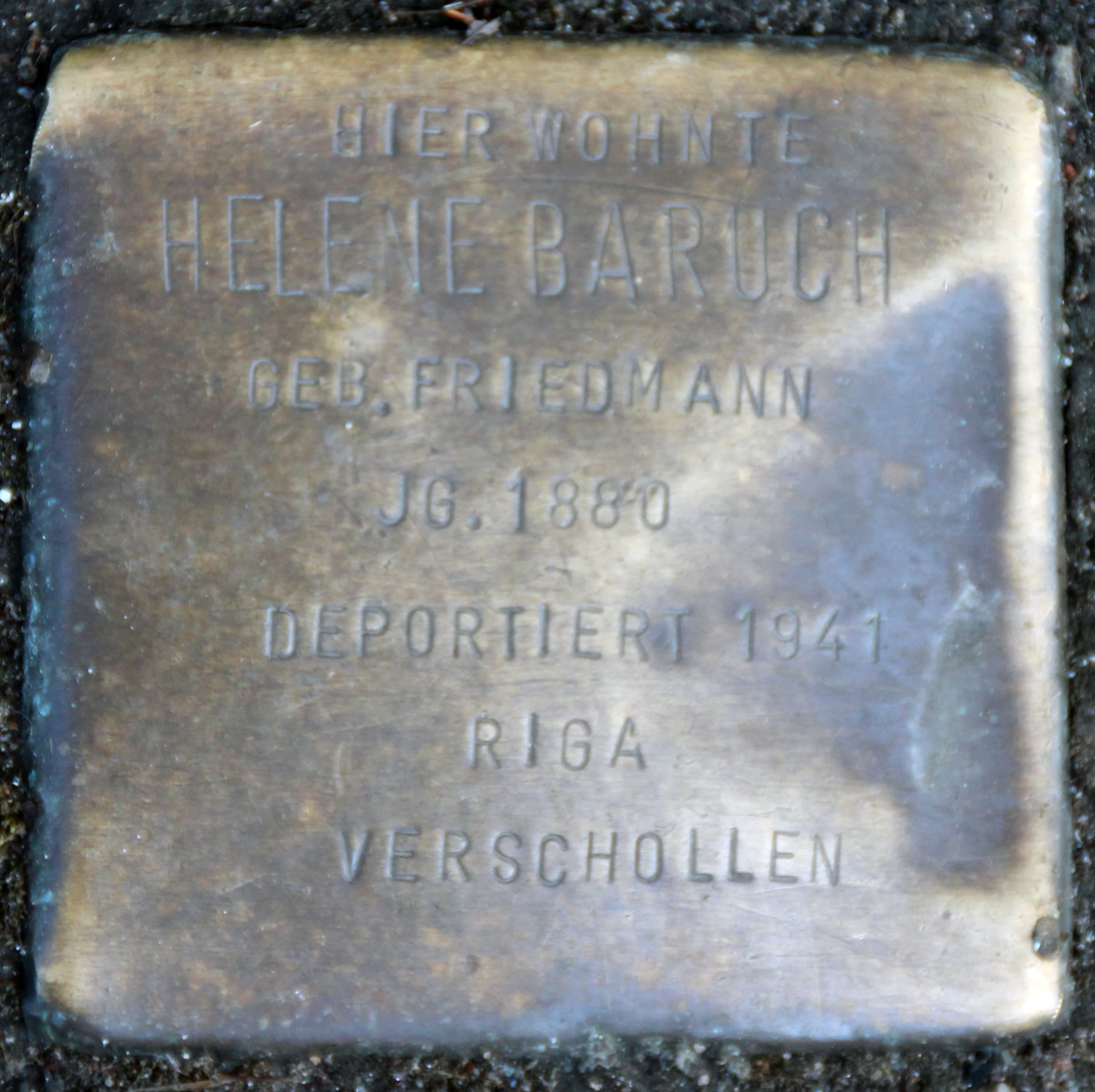 Helene Baruch geb. Friedemann