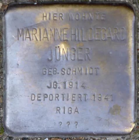Marianne Hildegard Jünger geb. Schmidt