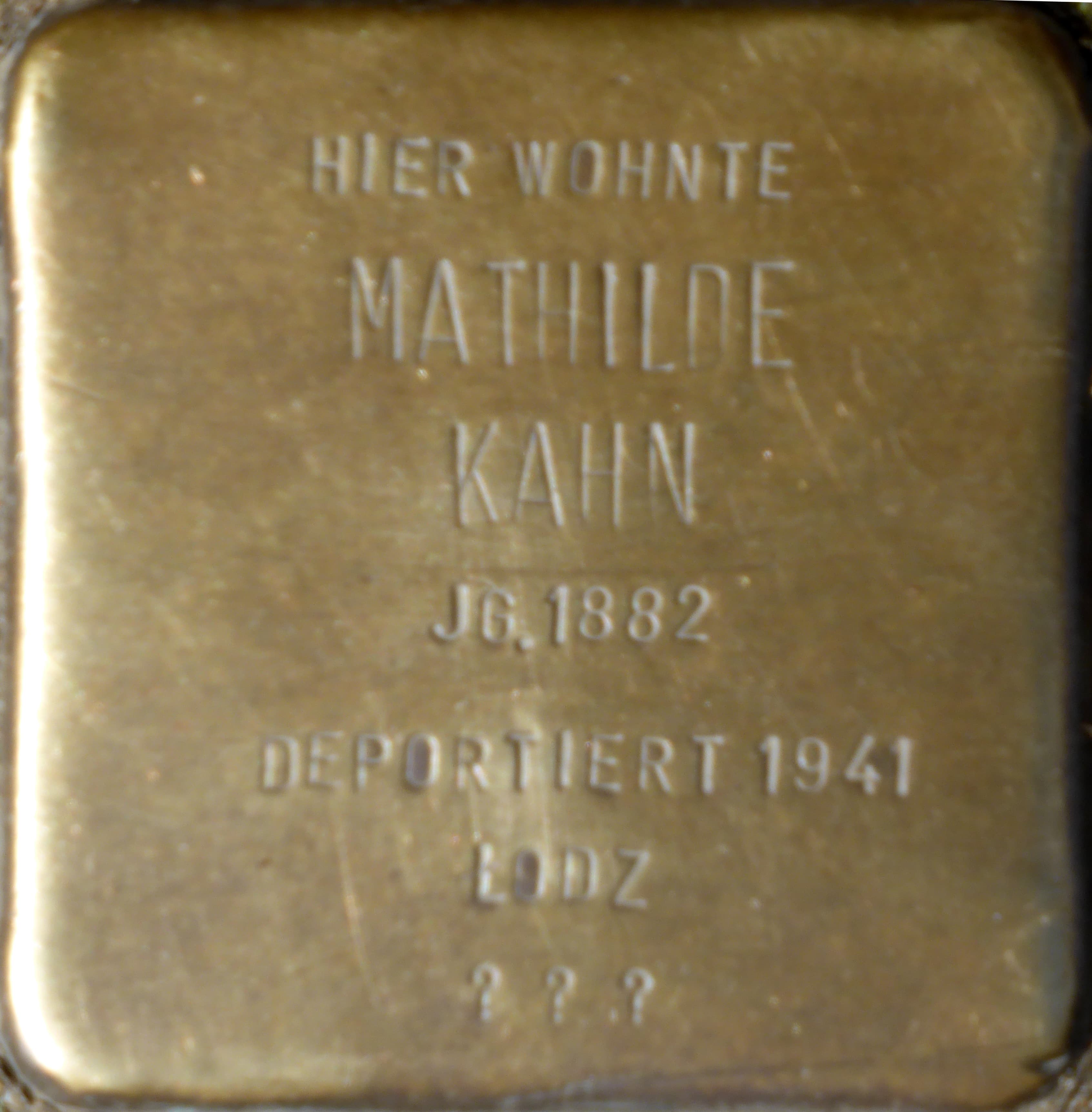 Mathilde Kahn