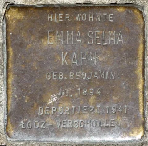 Emma Selma Kahn geb. Benjamin