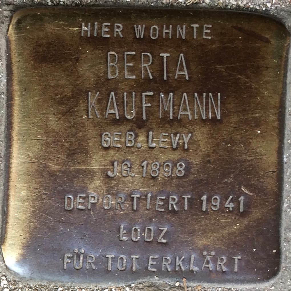 Berta Kaufmann geb. Levy