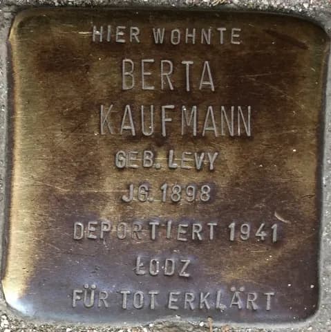 Berta Kaufmann geb. Levy