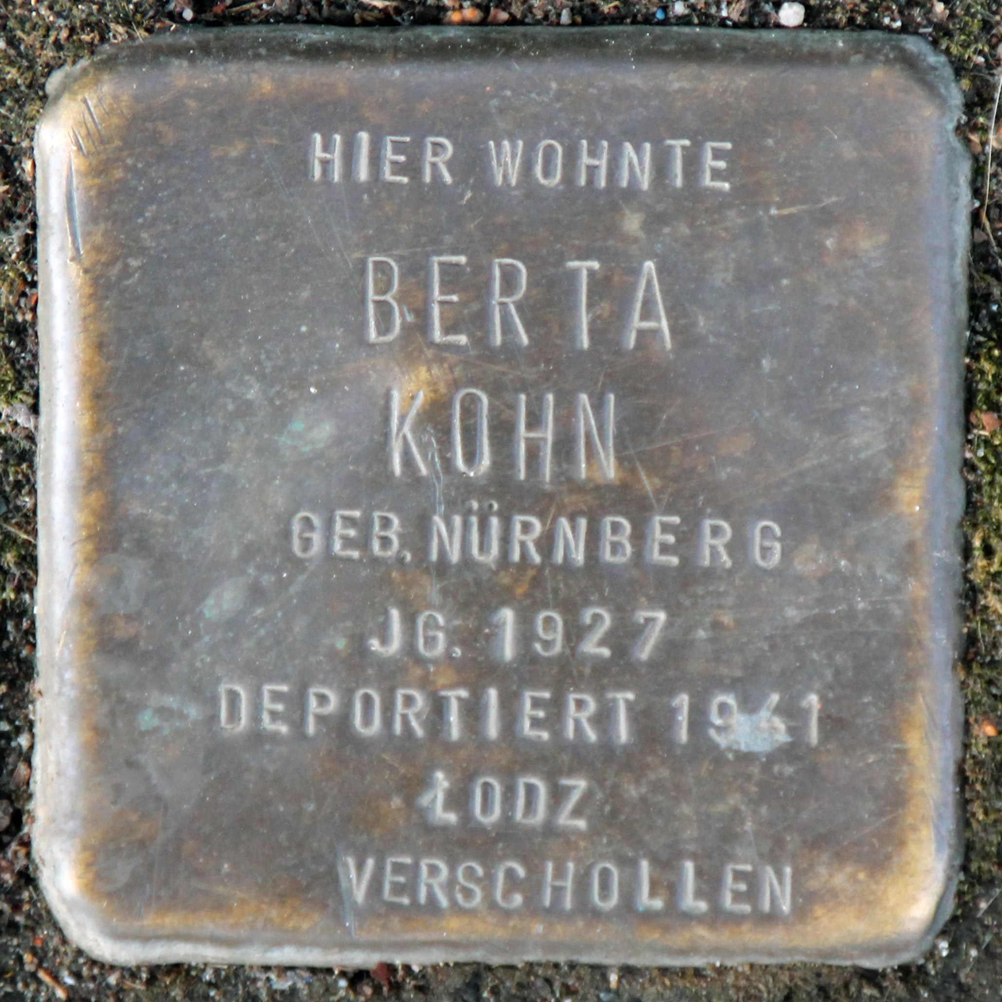 Berta Kohn geb. Nürnberg