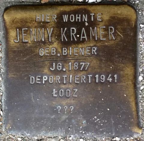 Jenny Kramer geb. Biener