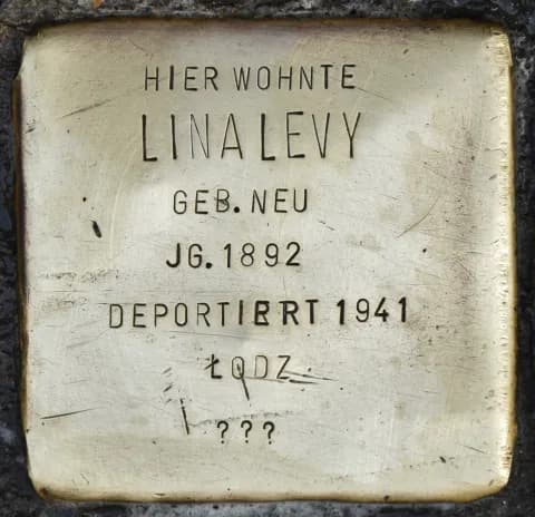 Lina Levy geb. Neu