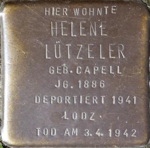 Helene Lützeler geb. Capell