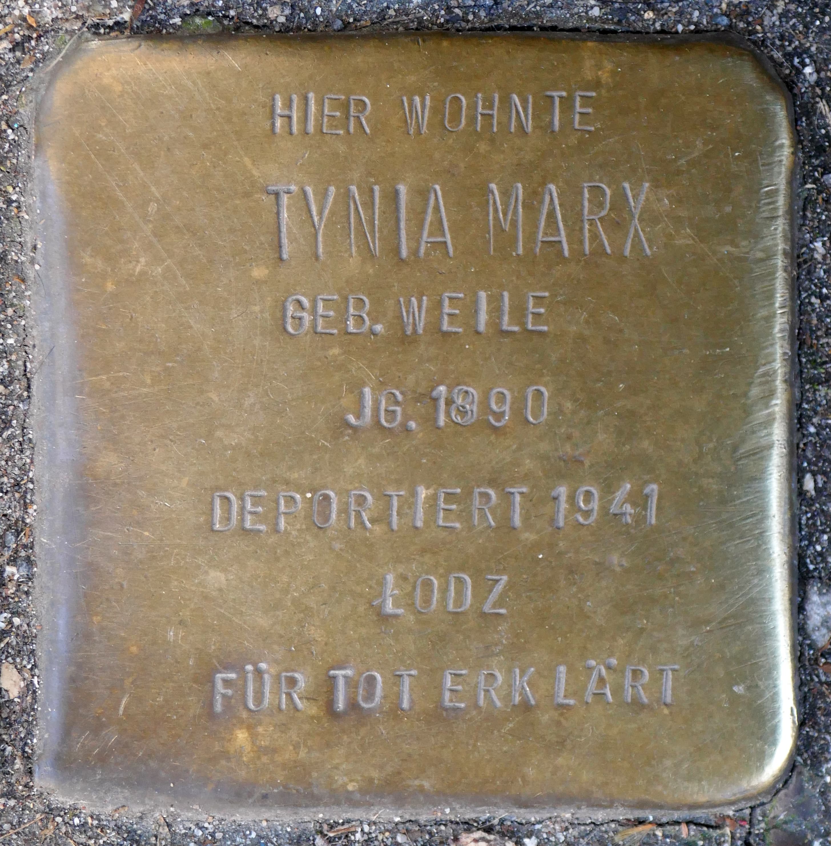 Tynia Marx geb. Welle