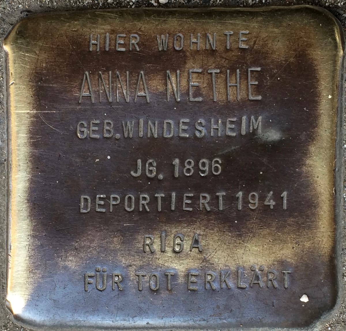 Anna Nethe geb. Windesheim