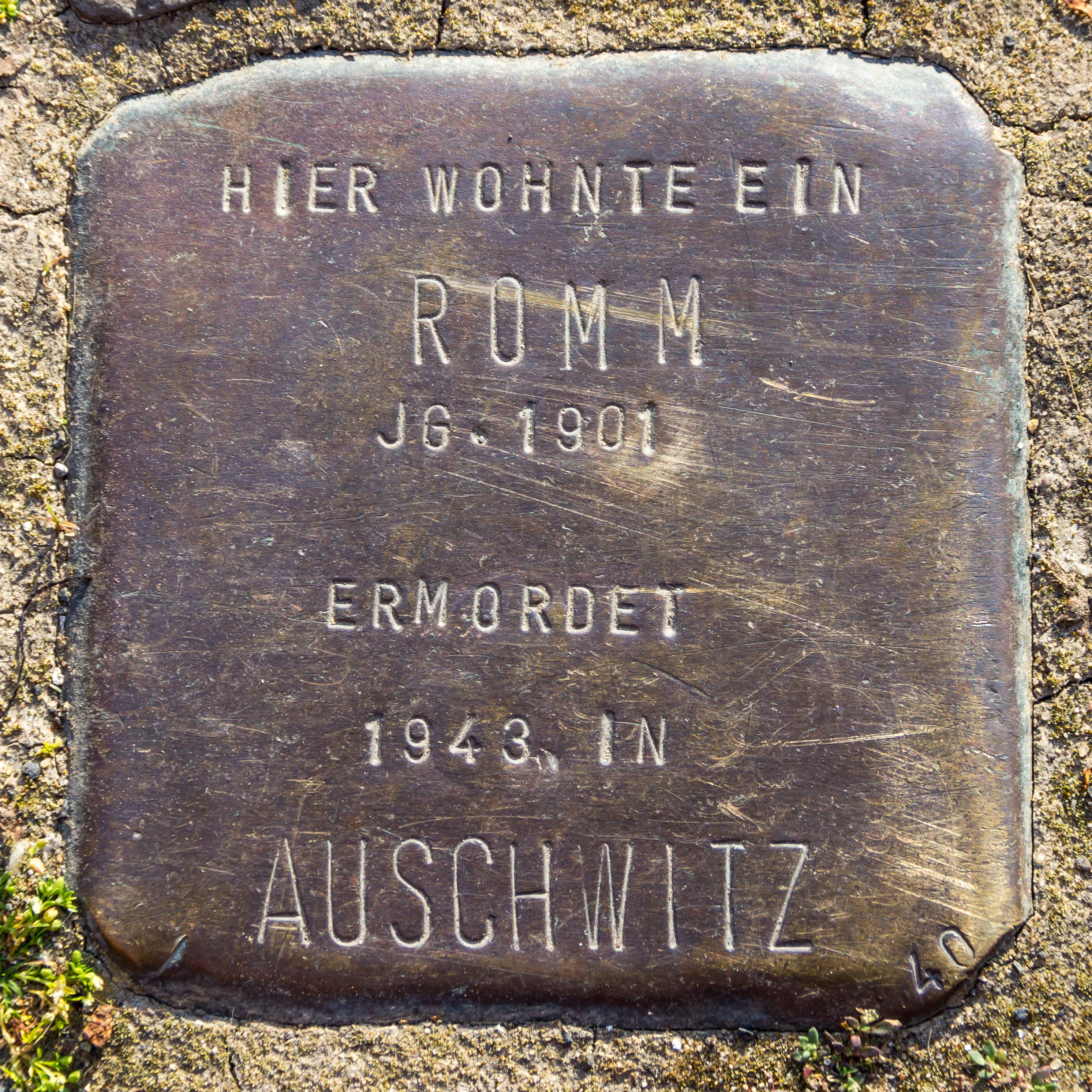 Jg. 1901 Romm