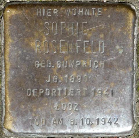 Sophie Rosenfeld geb. Gumprich
