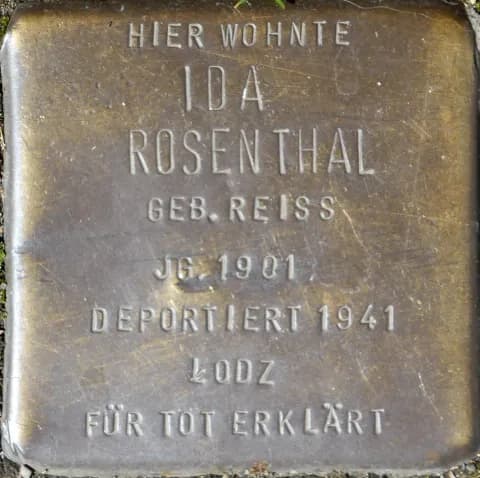 Ida Rosenthal geb. Reiss