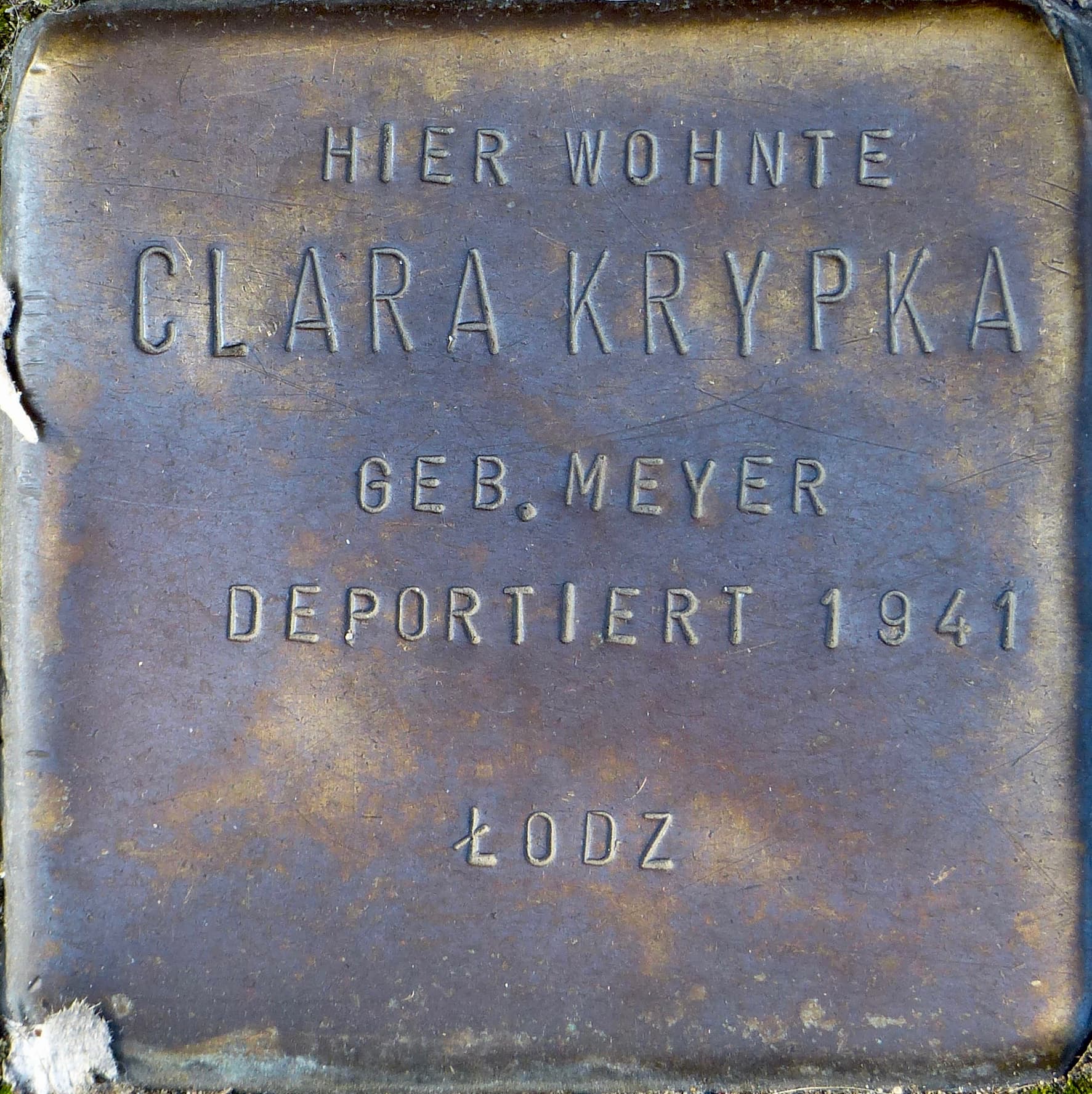 Clara Krypka geb. Meyer