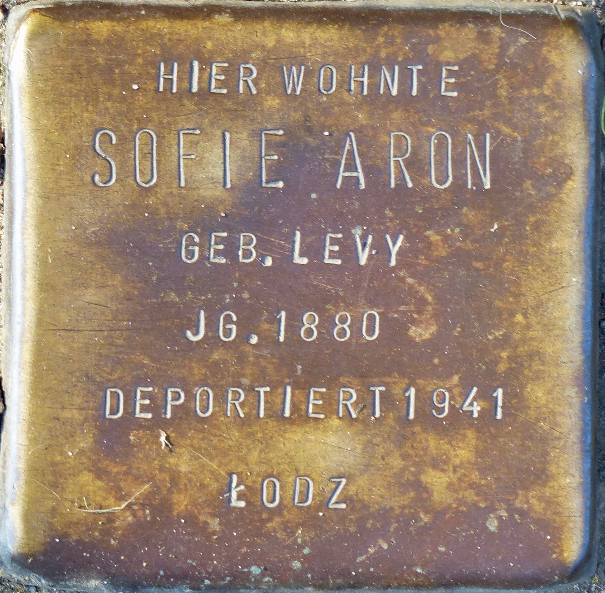 Sofie Aron geb. Levy