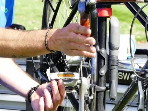 Fahrradcheck im Rheinpark