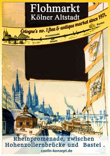 Flohmarkt Kölner Altstadt, Rheinuferpromenade