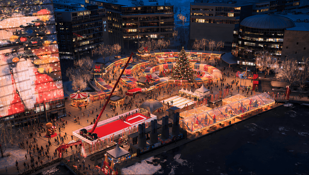 Santas Weihnachtsmarkt im MediaPark