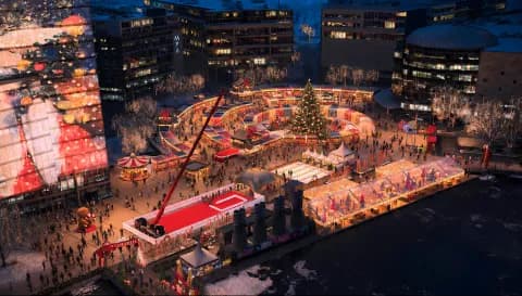 Santas Weihnachtsmarkt im MediaPark