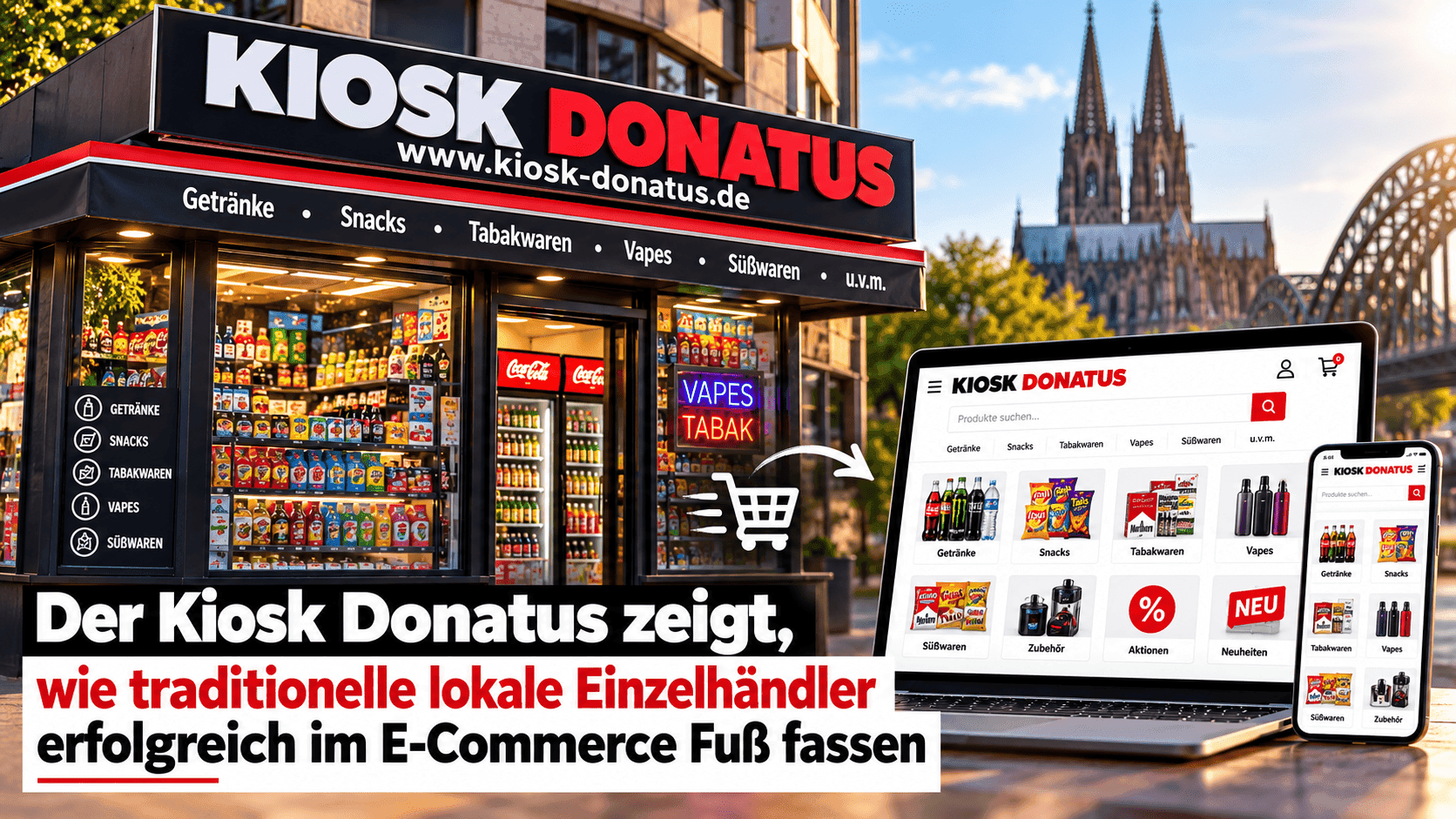 Vom Laden zum Online-Shop: Wie Kiosk Donatus die Digitalisierung meisterte